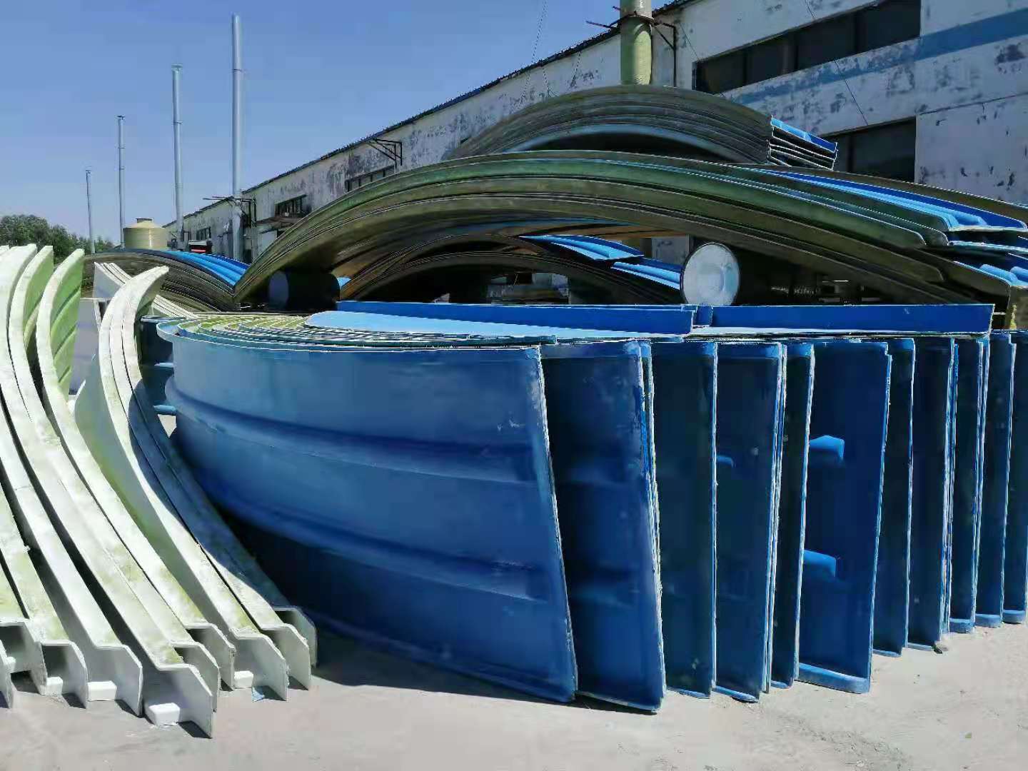 玻璃钢污水池专用盖板@玻璃钢拱形盖板